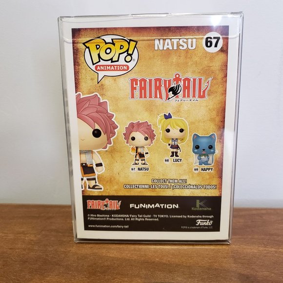 Funko Pop Funimation Exclusive 25th Anniv Silver Chrome 67 Fairy Tail Natsu - Picture 4 of 8